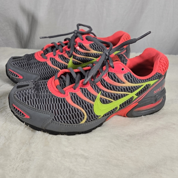 Nike Air Max Torch 4 Running Shoes Pink Gray Yellow Size 9 - Picture 2 of 7